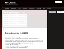 Tablet Screenshot of hsg-dreieich.de
